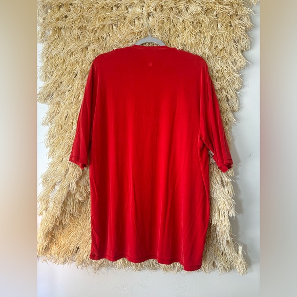 Lululemon Lab💎RARE NWOT💎Cupro Sumu-Su Tee💎Fiery Red💎Size 10 - Picture 9 of 16